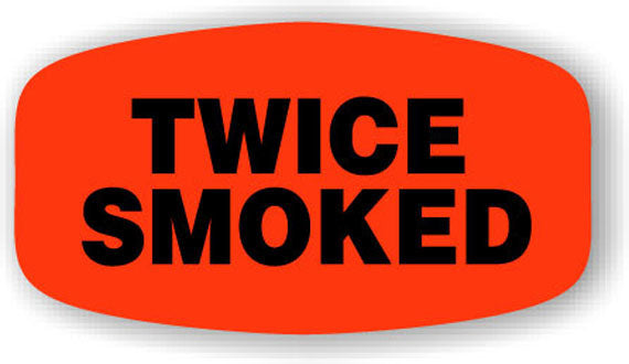 Twice Smoked  Label | Roll of 1,000