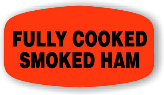 Fully Cooked Smoked Ham Label | Roll of 1,000