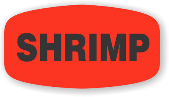 Shrimp  Label | Roll of 1,000