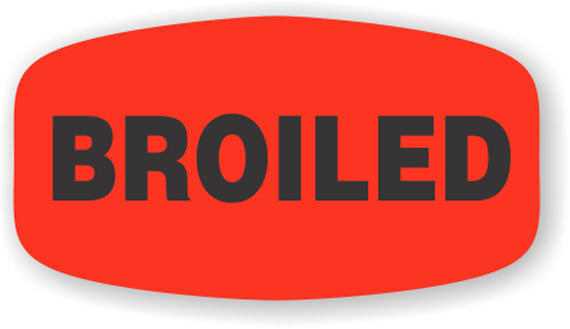 Broiled  Label | Roll of 1,000