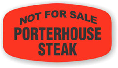 Not for Sale Porterhouse Steak Label | Roll of 1,000