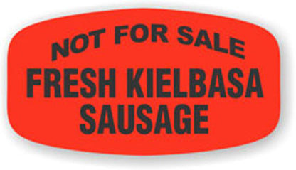 Not for Sale Fresh Kielbasa Sausage Label | Roll of 1,000