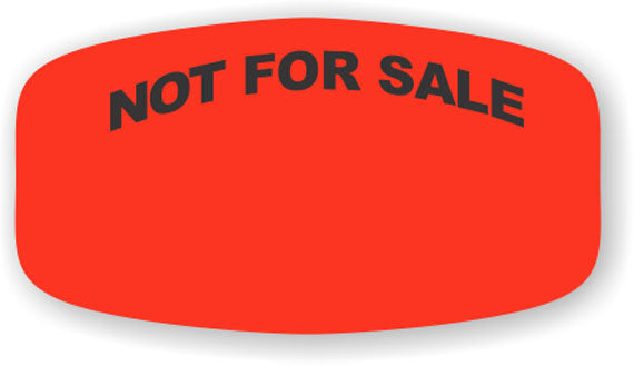 Not for Sale (write on) Label | Roll of 1,000