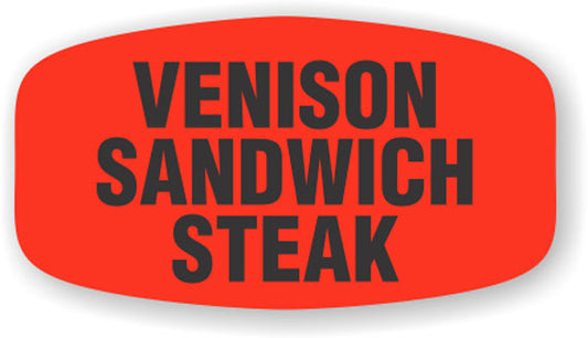 Venison Sandwich Steak Label | Roll of 1,000