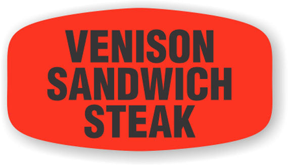 Venison Sandwich Steak Label | Roll of 1,000