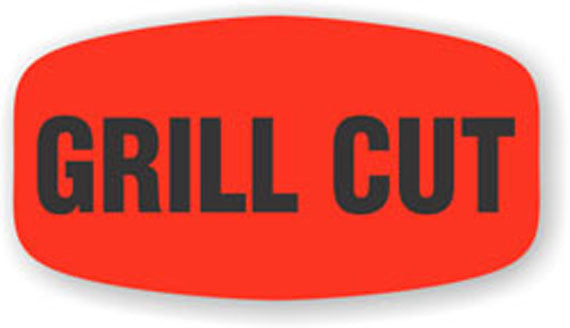 Grill Cut  Label | Roll of 1,000