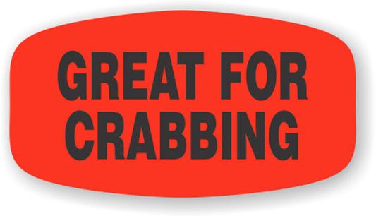 Great for Crabbing Label | Roll of 1,000