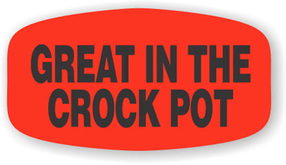 Great in the Crock Pot  Label | Roll of 1,000