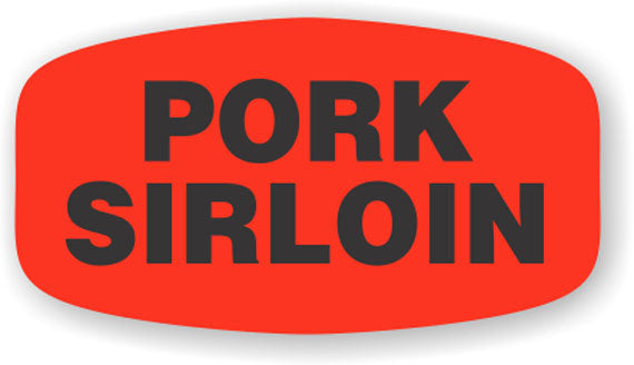 Pork Sirloin  Label | Roll of 1,000