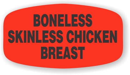 Boneless Skinless Chicken Breast Label | Roll of 1,000