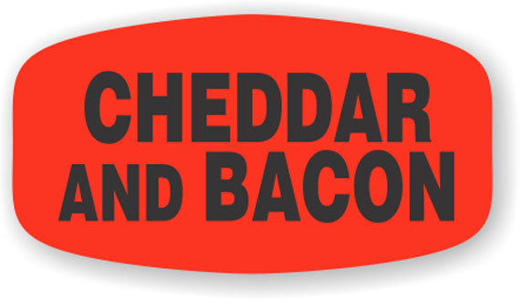 Cheddar and Bacon Label | Roll of 1,000