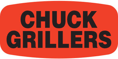 Chuck Grillers Label | Roll of 1,000