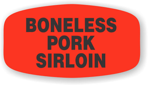 Boneless Pork Sirloin Label | Roll of 1,000