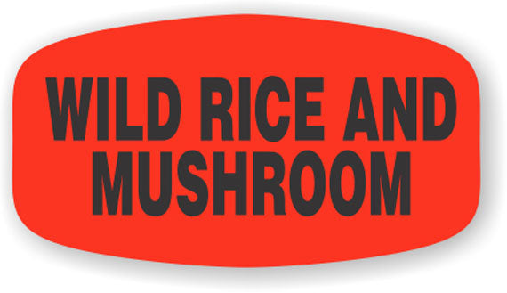 Wild Rice and Mushroom Label | Roll of 1,000