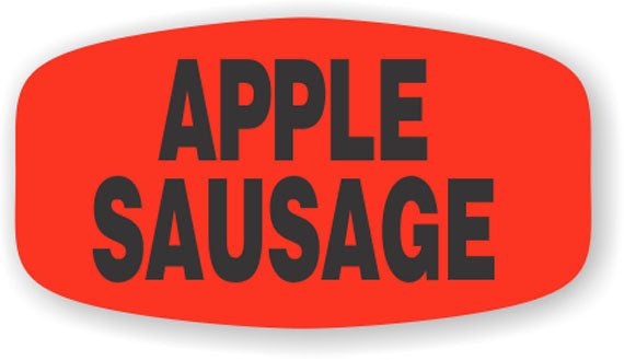 Apple Sausage Label | Roll of 1,000