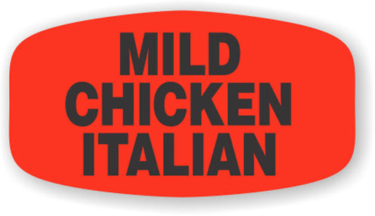 Mild Chicken Italian Label | Roll of 1,000