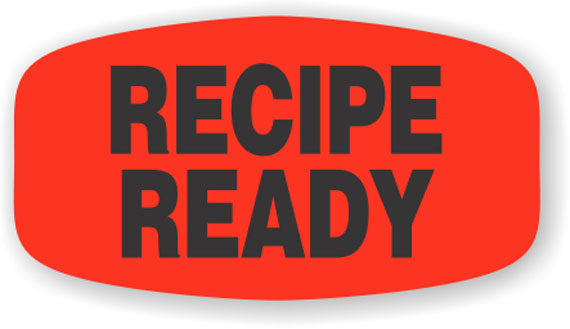 Recipe Ready Label | Roll of 1,000