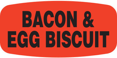 Bacon & Egg Biscuit Label | Roll of 1,000