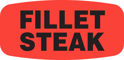 Fillet Steak Label | Roll of 1,000