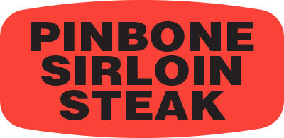 Pinbone Sirloin Steak Label | Roll of 1,000