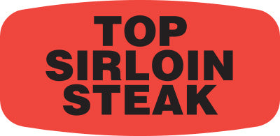 Top Sirloin Steak Label | Roll of 1,000