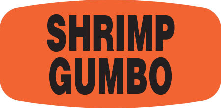Shrimp Gumbo  Label | Roll of 1,000