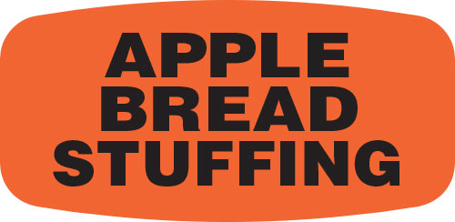 Apple Bread Stuffing Label | Roll of 1,000