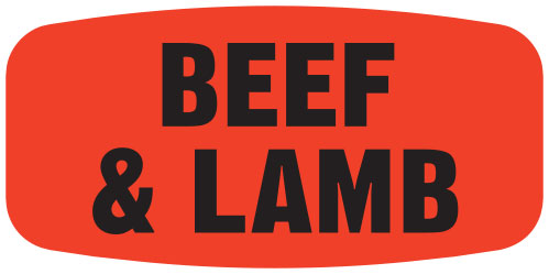Beef & Lamb Label | Roll of 1,000
