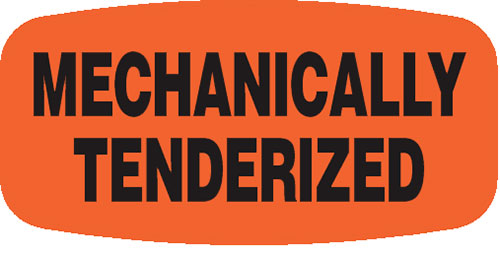 Mechanically Tenderized Label | Roll of 1,000