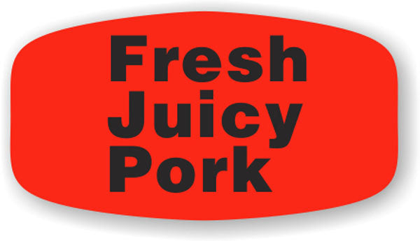 Fresh Juicy Pork  Label | Roll of 1,000