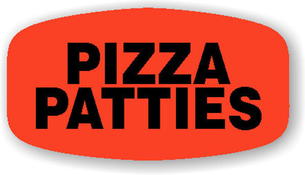 Pizza Patties  Label | Roll of 1,000