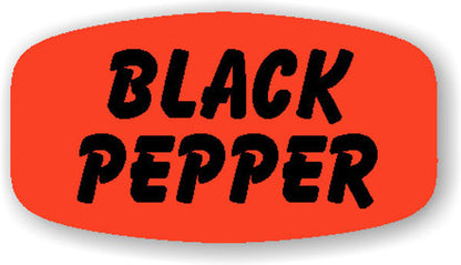 Black Pepper  Label | Roll of 1,000