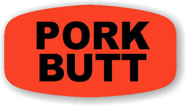 Pork Butt   Label | Roll of 1,000