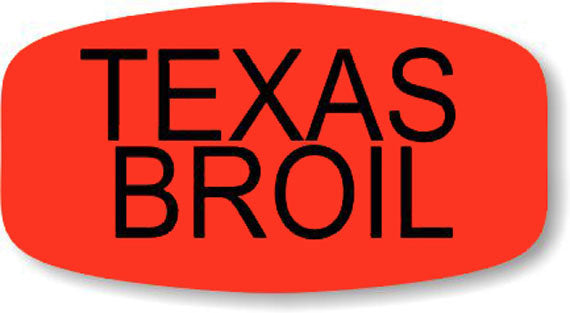 Texas Broil   Label | Roll of 1,000