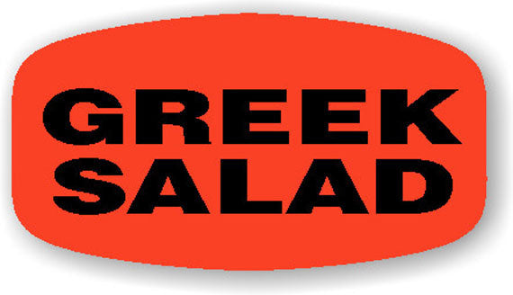 Greek Salad   Label | Roll of 1,000