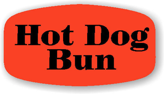 Hot Dog Bun  Label | Roll of 1,000