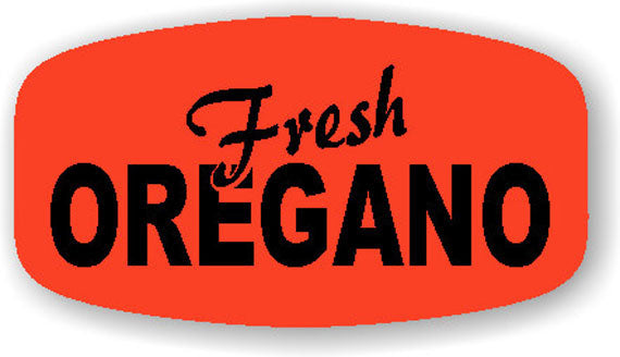 Fresh Oregano  Label | Roll of 1,000