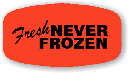 Fresh Never Frozen  Label | Roll of 1,000