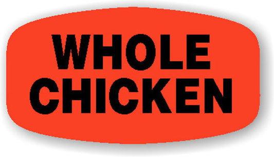 Whole Chicken Label | Roll of 1,000