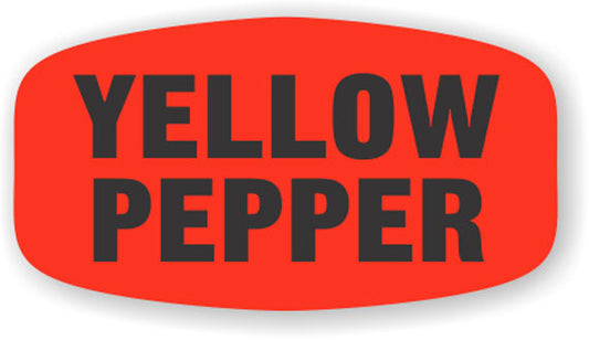 Yellow Pepper  Label | Roll of 1,000