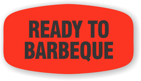 Ready to Barbeque  Label | Roll of 1,000