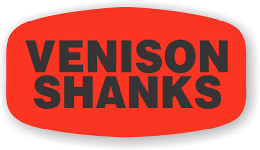 Venison Shanks Label | Roll of 1,000