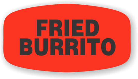 Fried Burrito Label | Roll of 1,000