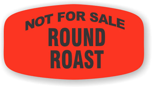 Not for Sale Round Roast Label | Roll of 1,000