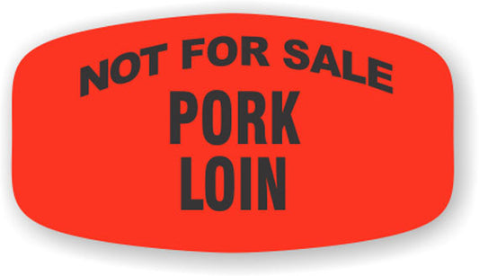 Not for Sale Pork Loin Label | Roll of 1,000