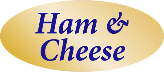 Ham & Cheese Label | Roll of 500