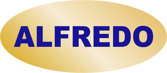 Alfredo Label | Roll of 500