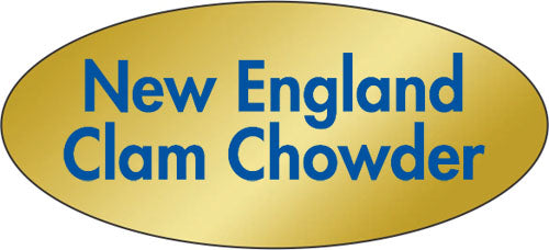 New England Clam Chowder Label | Roll of 500 – Print.Save.Repeat.