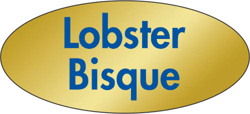 Lobster Bisque Label | Roll of 500