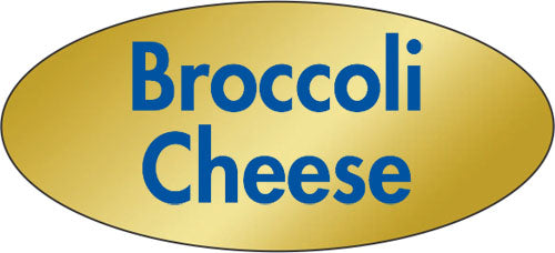 Broccoli Cheese Label | Roll of 500